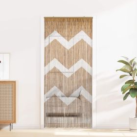 Insect Door Curtain Multicolor 35.43 x 78.74 in Bamboo